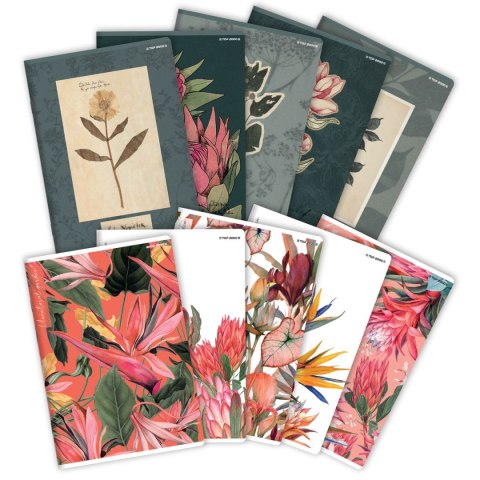 Top 2000 Zeszyt FLOWERS A5 32k. 70g linia Top 2000 (400169418)