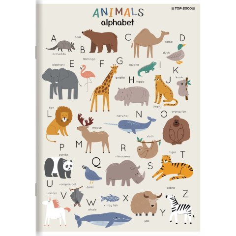 Top 2000 Zeszyt megamix A5 16k. 70g krata Top 2000 (400168844)