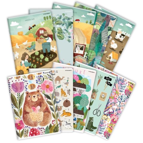 Top 2000 Zeszyt megamix A5 16k. 70g podwójna linia kolor Top 2000 (400168845)