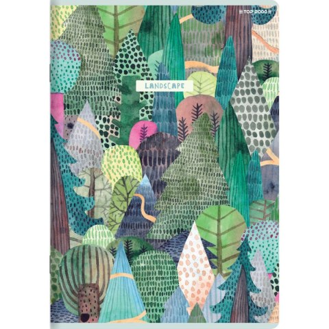 Top 2000 Zeszyt megamix A5 16k. 70g podwójna linia kolor Top 2000 (400168845)