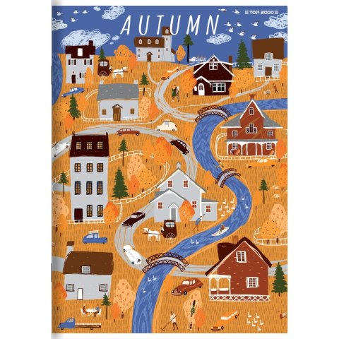 Top 2000 Zeszyt megamix A5 32k. 70g czysty Top 2000 (400168882)