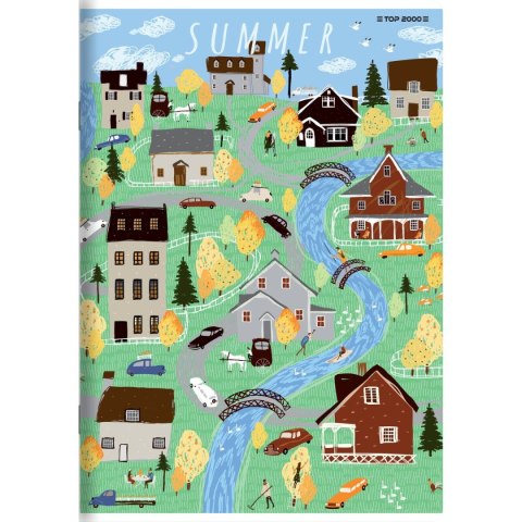 Top 2000 Zeszyt megamix A5 32k. 70g linia Top 2000 (400168847)