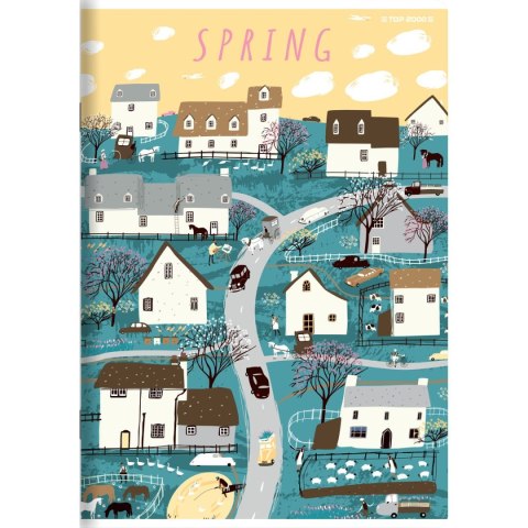 Top 2000 Zeszyt megamix A5 32k. 70g linia Top 2000 (400168847)