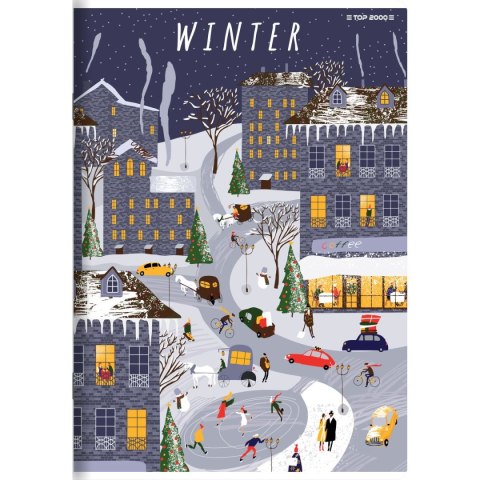 Top 2000 Zeszyt megamix A5 32k. 70g podwójna linia kolor Top 2000 (400168881)