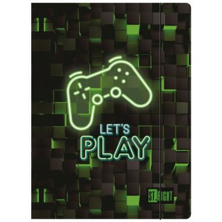 Unipap Teczka kartonowa na gumkę ST.RIGHT DARK GANE A4 mix Unipap