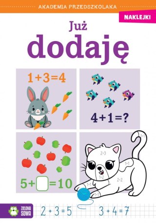 Zielona Sowa Książeczka edukacyjna Akademia przedszkolaka. Już dodaję Zielona Sowa