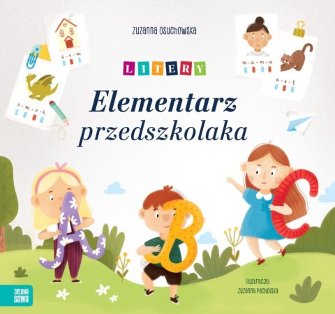 Zielona Sowa Książeczka edukacyjna Elementarz przedszkolaka Zielona Sowa