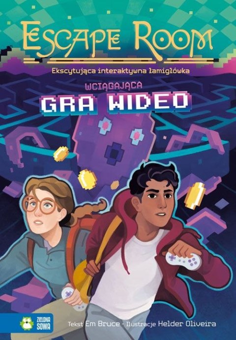 Zielona Sowa Książeczka edukacyjna Escape Room. Gra wideo Zielona Sowa