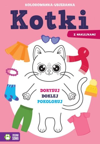 Zielona Sowa Książeczka edukacyjna Kotki Zielona Sowa