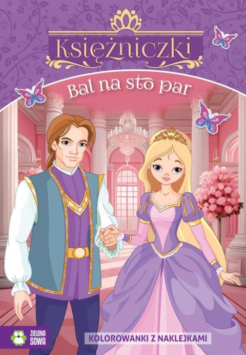 Zielona Sowa Książeczka edukacyjna Księżniczki. Bal na sto par Zielona Sowa