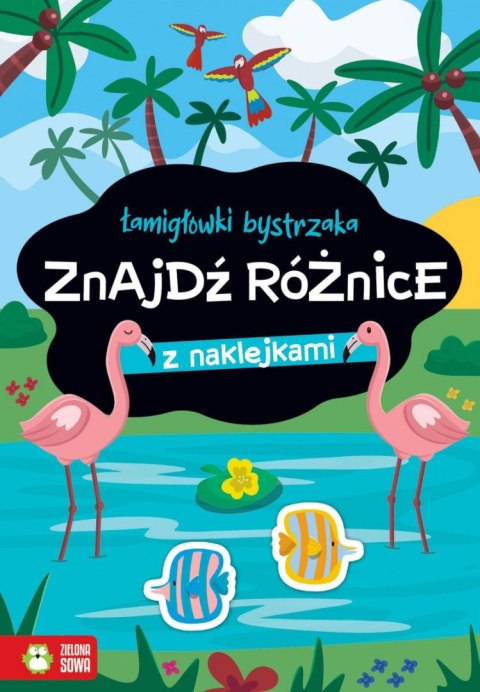 Zielona Sowa Książeczka edukacyjna Łamigłówki bystrzaka. Znajdź różnice Zielona Sowa