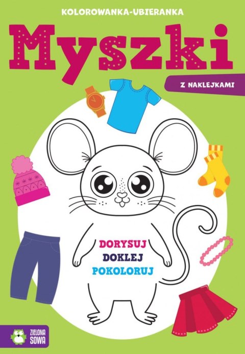 Zielona Sowa Książeczka edukacyjna Myszki Zielona Sowa