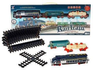 Adar Kolejka na baterie, tor ósemka 160x69cm , światło, dźwięk Adar (623378)