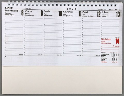 Darrieus Kalendarz biurkowy biurkowe 135mm x 260mm Darrieus