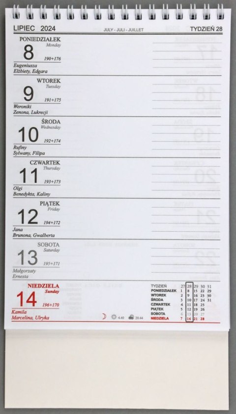 Darrieus Kalendarz biurkowy biurkowe 140mm x 200mm Darrieus