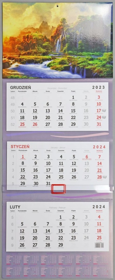 Darrieus Kalendarz ścienny ścienne Darrieus