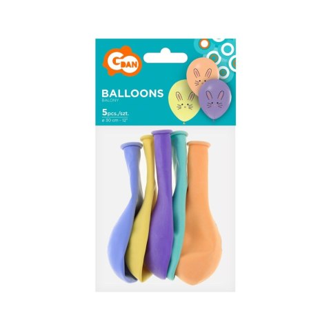 Godan Balon gumowy króliczki 5 szt. mix 30mm 12cal Godan (GZ-KRO5)