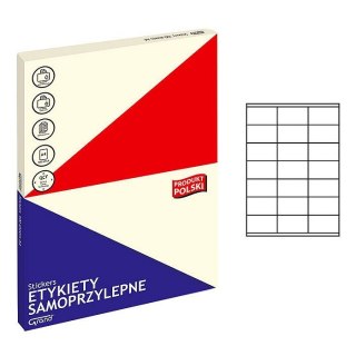 Grand Etykieta samoprzylepna A4 biały [mm:] 48,5x25,4 Grand (003)