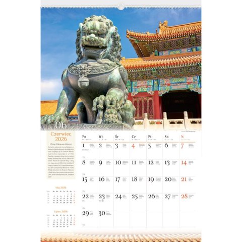 Lucrum Kalendarz ścienny 13-planszowe 320mm x 470mm Lucrum (RW11)