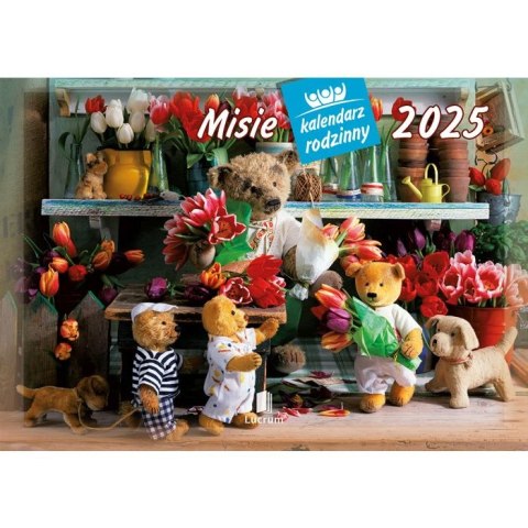 Lucrum Kalendarz ścienny MISIE rodzinny 280mm x 200mm Lucrum (WL11)