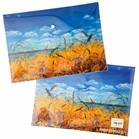 Narcissus Teczka plastikowa na zatrzask Niebo Vista A4 mix 28 mic. Narcissus