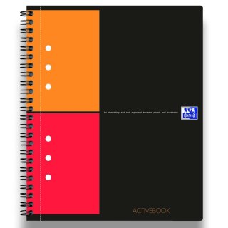 Oxford Kołozeszyt (kołonotatnik) International A5+ 80k. krata Oxford (100102880)