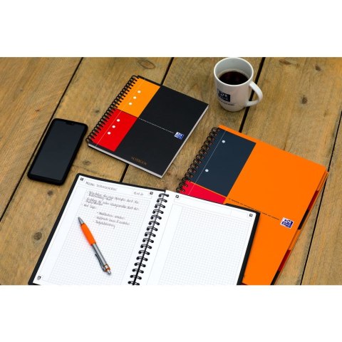 Oxford Kołozeszyt (kołonotatnik) International A5+ 80k. krata Oxford (100102880)