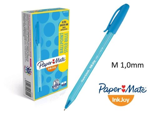 Paper Mate Długopis Długopis INKJOY wkład turkusowy 0,4mm Paper Mate (S0977340)