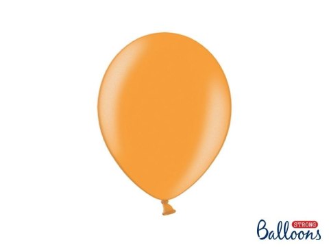 Partydeco Balon gumowy Party Deco BALONY STRONG METALLIC metalizowany 50 szt pomarańczowy Partydeco (SB12M-005/50)