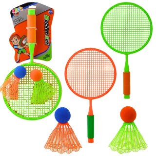 Lean Rakieta plażowa 2 Rakietki 2 Duże Lotki Z Piłką Lean (23240)