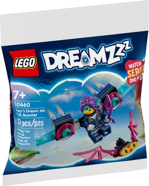 Lego Klocki konstrukcyjne DREAMZzz Plecak odrzutowy z dopalaczami Zoey & Pajęcza ucieczka Z-Bloba i Bunchu Lego (30636)