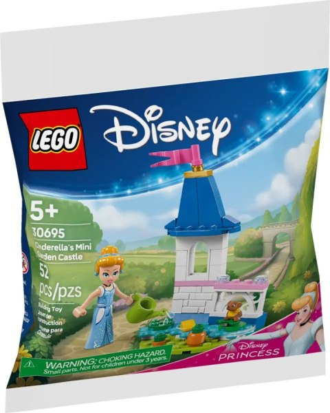 Lego Klocki konstrukcyjne Disney Princess Miniaturowy zamek Kopciuszka z ogrodem Lego (30695)