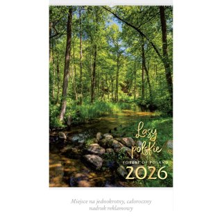 Lucrum Kalendarz ścienny 13-planszowe 320mm x 470mm Lucrum (RW04)