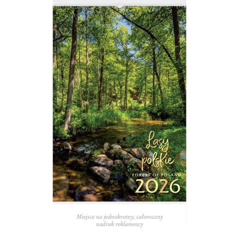 Lucrum Kalendarz ścienny 13-planszowe 320mm x 470mm Lucrum (RW04)