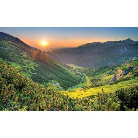 Lucrum Kalendarz ścienny JEDNODZIELNY 2025 GÓRY A4 Lucrum (KJ03)