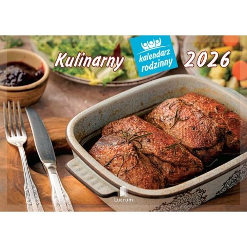 Lucrum Kalendarz ścienny Kulinarny rodzinny 2026 280mm x 200mm Lucrum (WL01)
