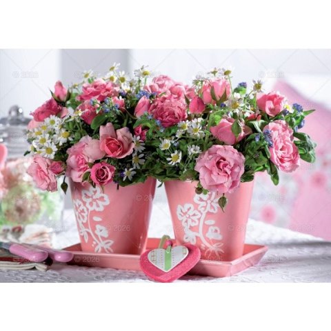 Lucrum Kalendarz ścienny Kwiaty ozdobne rodzinny 2026 280mm x 200mm Lucrum (WL02)