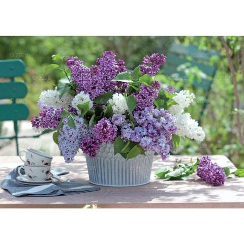 Lucrum Kalendarz ścienny Kwiaty ozdobne rodzinny 2026 280mm x 200mm Lucrum (WL02)