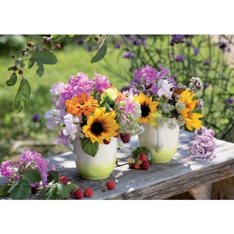 Lucrum Kalendarz ścienny Kwiaty ozdobne rodzinny 2026 280mm x 200mm Lucrum (WL02)