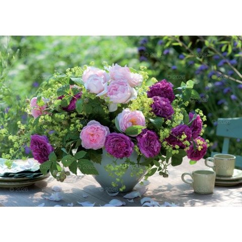 Lucrum Kalendarz ścienny Kwiaty ozdobne rodzinny 2026 280mm x 200mm Lucrum (WL02)