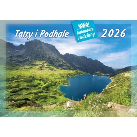 Lucrum Kalendarz ścienny Tatry i Podhale rodzinny 2023 280mm x 200mm Lucrum (WL04)