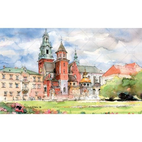 Lucrum Kalendarz ścienny trójdzielny 320mm x 860mm Lucrum (KT07)