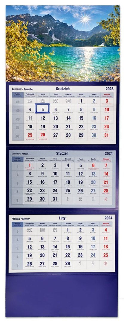 Michalczyk i Prokop Kalendarz ścienny 315mm x 855mm Michalczyk i Prokop (T-105T-02)