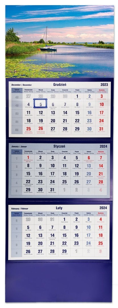 Michalczyk i Prokop Kalendarz ścienny 855mm x 315mm Michalczyk i Prokop (T-105T-01)