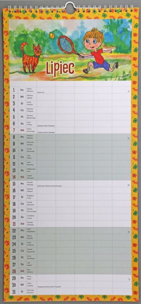 Michalczyk i Prokop Kalendarz ścienny terminarz ścienny 200mm x 285mm Michalczyk i Prokop (TS-10-10)