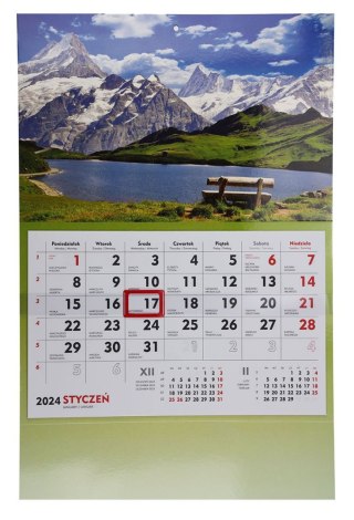 Michalczyk i Prokop Kalendarz ścienny terminarz ścienny 310mm x 482mm Michalczyk i Prokop (T-107S-4)