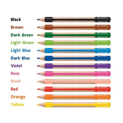 Pelikan Kredki ołówkowe Griffix 12 kol. Pelikan (400198414)