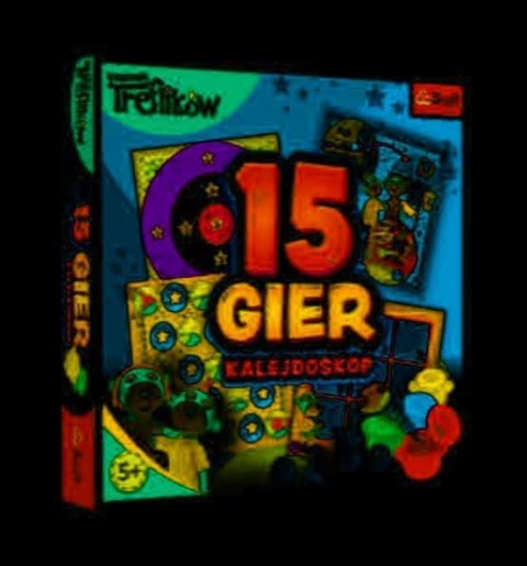 Trefl Gra planszowa Rodzina Treflików Kalejdoskop 15 gier Trefl (01922)
