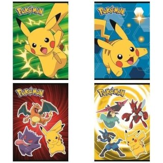 Unipap Zeszyt Pokemon A5 16k. 70g linia kolor Unipap