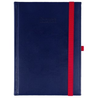 Wydawnictwo Wokół Nas Kalendarz nauczyciela książkowy (terminarz) GRANATOWY NEBRASKA Z GUMKĄ A5 Wydawnictwo Wokół Nas (A5DN074B)